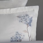 Постельное белье Dantela Vita LAVINYA хлопковый сатин голубой евро, фото, фотография