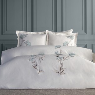 Постельное белье Dantela Vita LAVINYA хлопковый сатин мятный евро