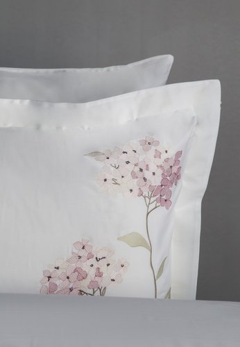 Постельное белье Dantela Vita LAVINYA хлопковый сатин пудровый евро, фото, фотография