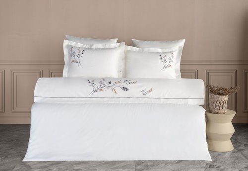 Постельное белье Dantela Vita SEMENTA хлопковый сатин антрацит евро, фото, фотография