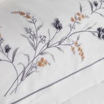 Постельное белье Dantela Vita SEMENTA хлопковый сатин антрацит евро, фото, фотография