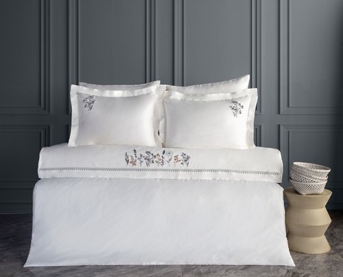 Постельное белье Dantela Vita VERIA хлопковый сатин мятный евро, фото, фотография