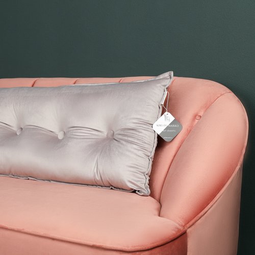 Декоративная подушка Sofi De Marko ВИВИАН светло-серый 45х90, фото, фотография