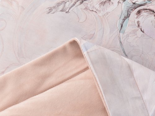 Постельное белье без пододеяльника с одеялом Sofi De Marko РЕНАТО хлопковый сатин V13 евро, фото, фотография