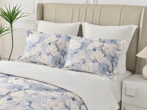 Постельное белье без пододеяльника с одеялом Sofi De Marko РЕНАТО хлопковый сатин V15 евро, фото, фотография