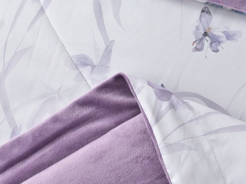 Постельное белье без пододеяльника с одеялом Sofi De Marko РЕНАТО хлопковый сатин V20 евро, фото, фотография