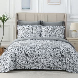 Постельное белье без пододеяльника с одеялом Sofi De Marko РЕНАТО хлопковый сатин V22 евро