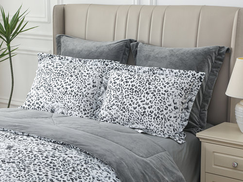 Постельное белье без пододеяльника с одеялом Sofi De Marko РЕНАТО хлопковый сатин V22 евро, фото, фотография