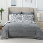 Постельное белье без пододеяльника с одеялом Sofi De Marko РЕНАТО хлопковый сатин V22 евро, фото, фотография