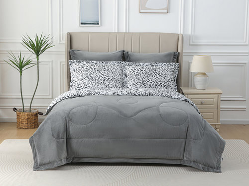 Постельное белье без пододеяльника с одеялом Sofi De Marko РЕНАТО хлопковый сатин V22 евро, фото, фотография