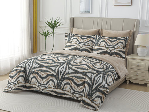 Постельное белье без пододеяльника с одеялом Sofi De Marko РЕНАТО хлопковый сатин V25 евро, фото, фотография