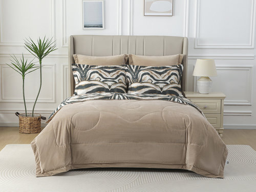 Постельное белье без пододеяльника с одеялом Sofi De Marko РЕНАТО хлопковый сатин V25 евро, фото, фотография