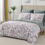 Постельное белье без пододеяльника с одеялом Sofi De Marko РЕНАТО хлопковый сатин V26 евро, фото, фотография