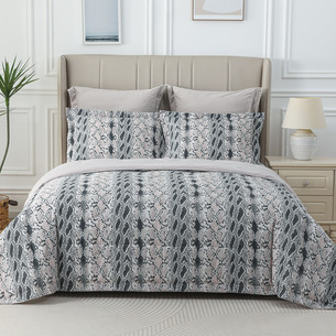 Постельное белье без пододеяльника с одеялом Sofi De Marko РЕНАТО хлопковый сатин V27 1,5 спальный