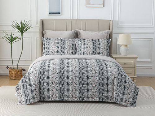 Постельное белье без пододеяльника с одеялом Sofi De Marko РЕНАТО хлопковый сатин V27 1,5 спальный, фото, фотография