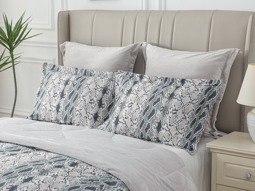 Постельное белье без пододеяльника с одеялом Sofi De Marko РЕНАТО хлопковый сатин V27 1,5 спальный, фото, фотография