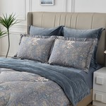 Постельное белье без пододеяльника с одеялом Sofi De Marko РЕНАТО хлопковый сатин V10 1,5 спальный, фото, фотография