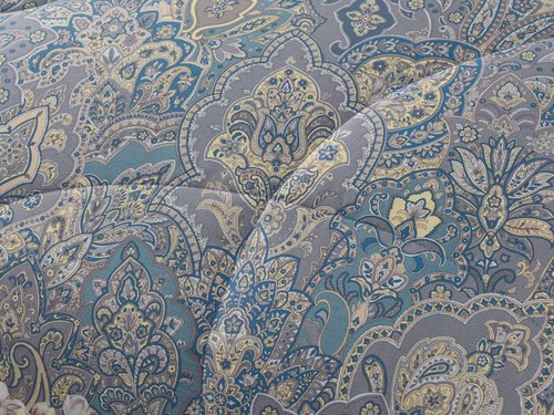 Постельное белье без пододеяльника с одеялом Sofi De Marko РЕНАТО хлопковый сатин V10 1,5 спальный, фото, фотография