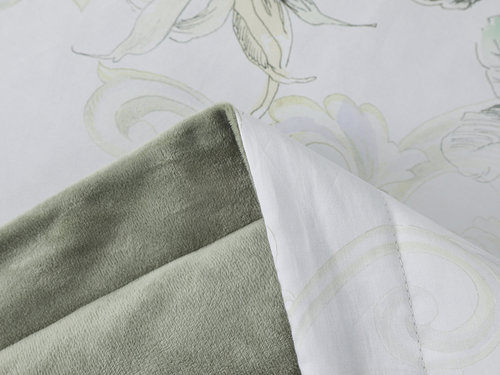 Постельное белье без пододеяльника с одеялом Sofi De Marko РЕНАТО хлопковый сатин V12 1,5 спальный, фото, фотография