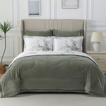 Постельное белье без пододеяльника с одеялом Sofi De Marko РЕНАТО хлопковый сатин V12 1,5 спальный, фото, фотография