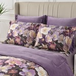 Постельное белье без пододеяльника с одеялом Sofi De Marko РЕНАТО хлопковый сатин V6 евро, фото, фотография