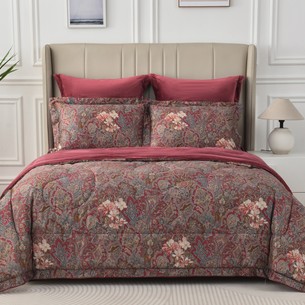 Постельное белье без пододеяльника с одеялом Sofi De Marko РЕНАТО хлопковый сатин V8 1,5 спальный