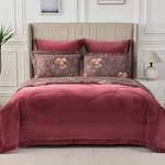 Постельное белье без пододеяльника с одеялом Sofi De Marko РЕНАТО хлопковый сатин V8 1,5 спальный, фото, фотография