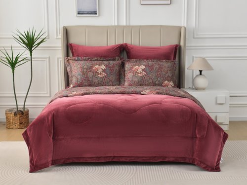 Постельное белье без пододеяльника с одеялом Sofi De Marko РЕНАТО хлопковый сатин V8 1,5 спальный, фото, фотография