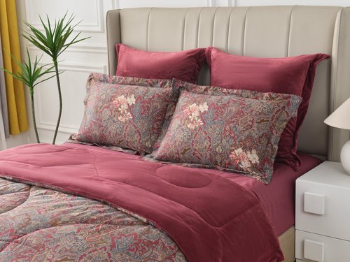 Постельное белье без пододеяльника с одеялом Sofi De Marko РЕНАТО хлопковый сатин V8 1,5 спальный, фото, фотография