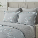 Постельное белье без пододеяльника с одеялом Sofi De Marko РЕНАТО хлопковый сатин V3 евро, фото, фотография