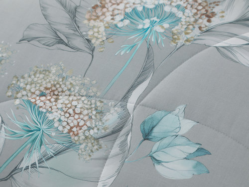 Постельное белье без пододеяльника с одеялом Sofi De Marko РЕНАТО хлопковый сатин V3 евро, фото, фотография