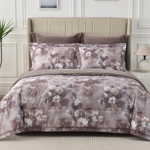 Постельное белье без пододеяльника с одеялом Sofi De Marko РЕНАТО хлопковый сатин V4 евро