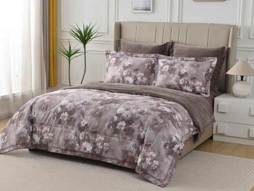 Постельное белье без пододеяльника с одеялом Sofi De Marko РЕНАТО хлопковый сатин V4 евро, фото, фотография