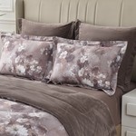 Постельное белье без пододеяльника с одеялом Sofi De Marko РЕНАТО хлопковый сатин V4 евро, фото, фотография