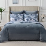 Постельное белье без пододеяльника с одеялом Sofi De Marko РЕНАТО хлопковый сатин V5 евро, фото, фотография