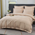 Постельное белье Sofi De Marko ИЗОЛЬДА хлопковый сатин делюкс карамельный евро, фото, фотография