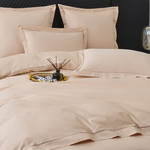 Постельное белье Sofi De Marko ИЗОЛЬДА хлопковый сатин делюкс карамельный евро, фото, фотография