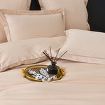 Постельное белье Sofi De Marko ИЗОЛЬДА хлопковый сатин делюкс карамельный евро, фото, фотография