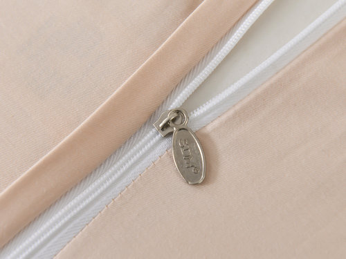 Постельное белье Sofi De Marko ИЗОЛЬДА хлопковый сатин делюкс карамельный евро, фото, фотография