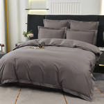 Постельное белье Sofi De Marko ИЗОЛЬДА хлопковый сатин делюкс кофейный евро, фото, фотография