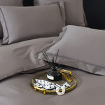 Постельное белье Sofi De Marko ИЗОЛЬДА хлопковый сатин делюкс кофейный евро, фото, фотография