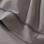 Постельное белье Sofi De Marko ИЗОЛЬДА хлопковый сатин делюкс кофейный евро, фото, фотография