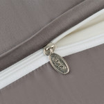 Постельное белье Sofi De Marko ИЗОЛЬДА хлопковый сатин делюкс кофейный евро, фото, фотография