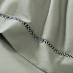 Постельное белье Sofi De Marko ИЗОЛЬДА хлопковый сатин делюкс оливковый евро, фото, фотография