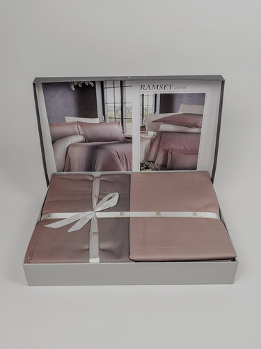 Постельное белье First Choice RAMSEY хлопковый сатин dried евро, фото, фотография