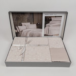 Постельное белье First Choice MEGAN хлопковый сатин beige евро, фото, фотография