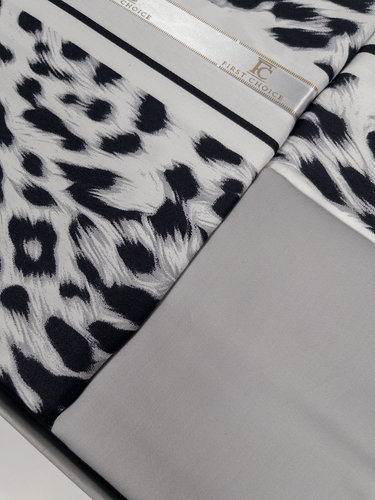 Постельное белье First Choice LEOPARD хлопковый сатин black евро, фото, фотография