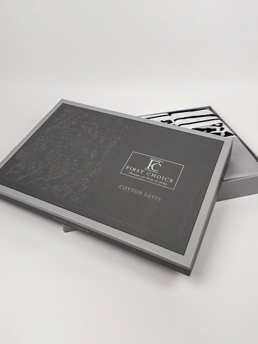 Постельное белье First Choice LEOPARD хлопковый сатин black евро, фото, фотография