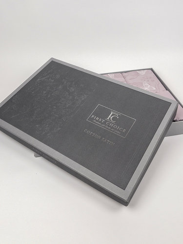 Постельное белье First Choice KARLIS хлопковый сатин raindrops евро, фото, фотография