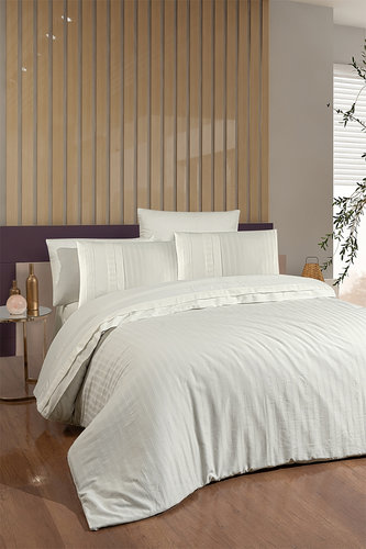 Постельное белье First Choice NEW TREND хлопковый сатин делюкс cream евро, фото, фотография